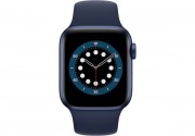 Apple Watch Series 6 GPS 40mm Blue Aluminum Case w. Deep Navy Sport B. (MG143)