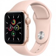 Apple Watch SE GPS 40мм Gold Aluminum Case w. Pink Sand Sport B. (MYDN2)