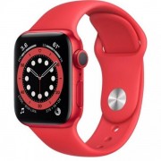 Apple Watch Series 6 GPS 40mm (PRODUCT)RED Aluminum Case w. (PRODUCT)RED Sport B. (M00A3)