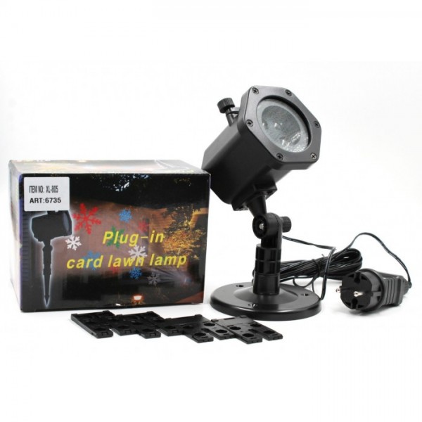 Уличны лазерный проектор LASER Shower Light XL-805 (5 cassete)
