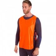 Манишка для футбола мужская с резинкой CO-4000, р-р XL-66х44+20см ,оранжевый