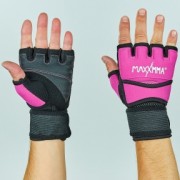 Перчатки-бинты внутренние из неопрена мужские MAXXMM BO-0840 Розовые