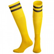 Гетры футбольные мужские CO-3257 р-р 40-45, желтый-черный