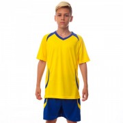 Футбольная форма подростковая SP-Sport Perfect CO-2016B  р-р 24, желтый-синий