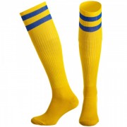 Гетры футбольные мужские CO-3257 р-р 40-45,желтый-синий