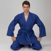 Кимоно для дзюдо MATSA MA-0015 р-р 4,синий