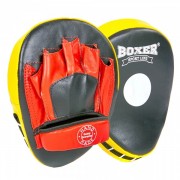 Лапа Вигнута шкіряна (2шт) BOXER 2010-01 чорний-жовтий