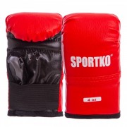 Перчатки боксерские детские SPORTKO PD-2,р-р 4 красный