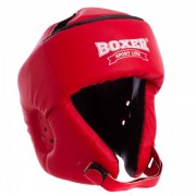 Шлем боксерский открытый Кожвинил BOXER 2030 р-р M , красный