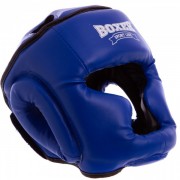 Шолом боксерський з повним захистом Кожвініл BOXER 2036 р-р L, синій