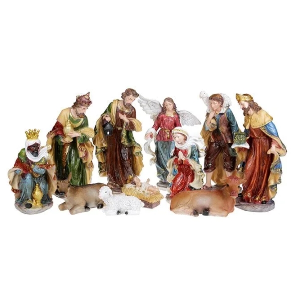 Рождественский Вертеп Flora  (набор из 11-ти фигур) 12114