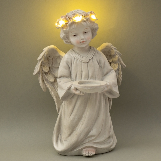 Фігурка Elso Ангел зі свічкою в руках 15.5*13*23.5 (6000-001AN)