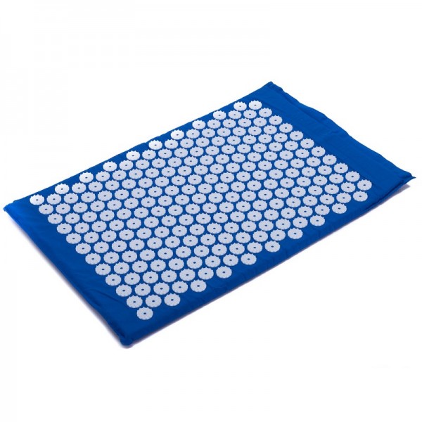 Килимок ортопедичний масажний (Acupressure mat) Іплікатор Кузнєцова FI-1709 синій