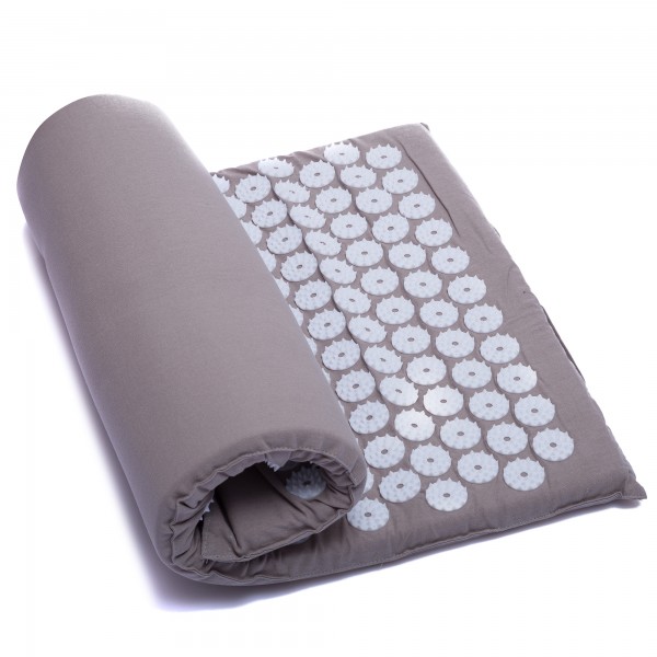 Килимок ортопедичний масажний (Acupressure mat) Іплікатор Кузнєцова FI-1709 бежевий