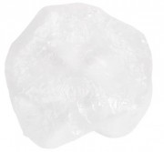 Шапочка одноразовая полиэтиленовая 50 шт с вшитой резинкой Белые