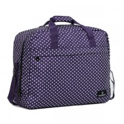 Members Essential On-Board Travel Bag 40 Purple Polka
