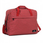 Members Essential On-Board Travel Bag 40 Red Polka