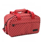 Members Essential On-Board Travel Bag 12.5 Red Polka
