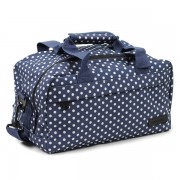 Members Essential On-Board Travel Bag 12.5 Navy Polka