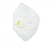 Защитная маска для лица KN 95 с угольным фильтром 1 шт Белая