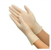 Gloveon L55 Латексные защитные перчатки р-р М 100 шт Белые