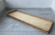 Плетений лоток (короб) із лози під випічку 85x30 висота 5 см
