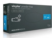 Перчатки виниловые неопудренные MERCATOR MEDICAL VINYLEX PF M белые 100 штук