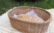 Хлібниця плетена з лози
