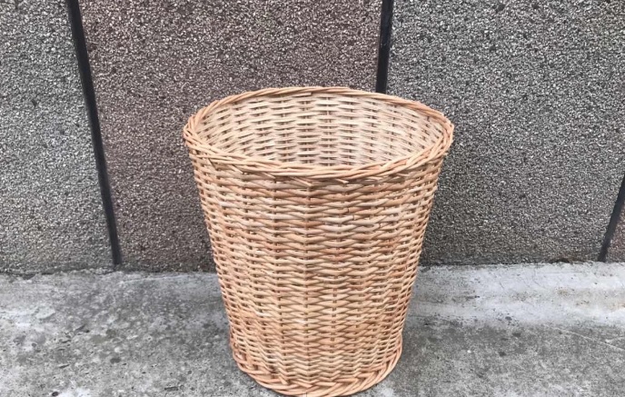 Плетеная корзина для мусора из лозы, подставка для зонтов (зонтов)