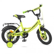Велосипед детский 16 Y1642 PROFI дополнительные колеса Салатово-черный