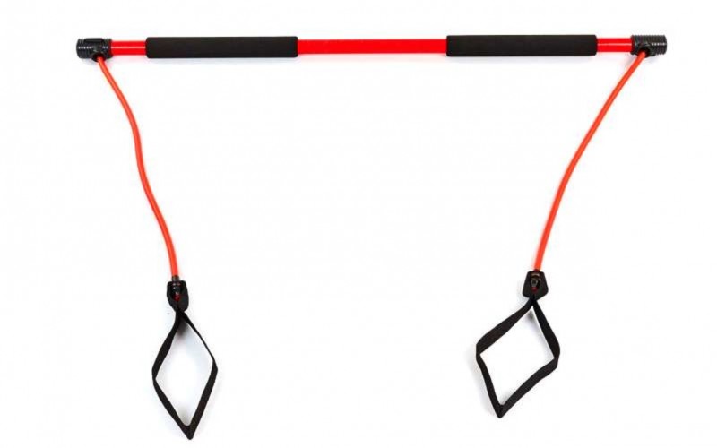 Гімнастична палиця для фітнесу з еспандерами Bodi Shaper Stick PS F-932