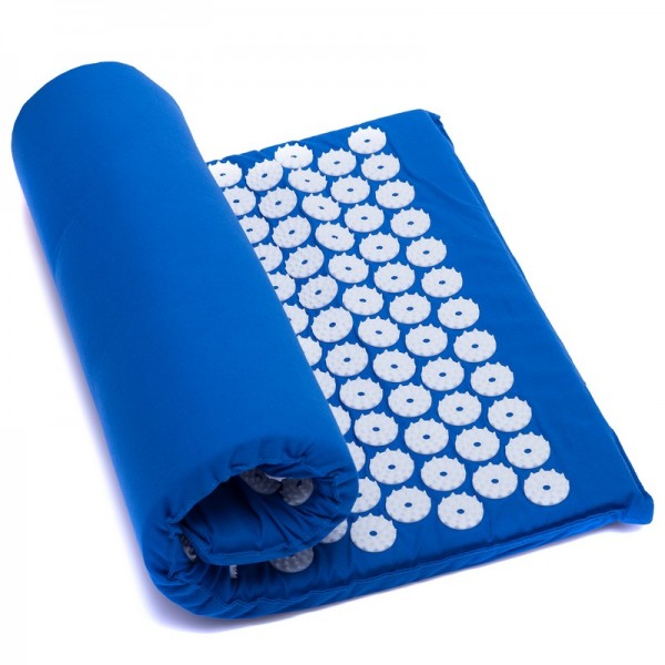 Килимок ортопедичний масажний (Acupressure mat) Іплікатор Кузнєцова FI-1709 Blue