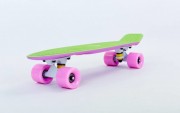 Скейтборд пластиковый Penny RUBBER SOFT TWIN FISH 22in двухцветная дека SK-410-11 Pink