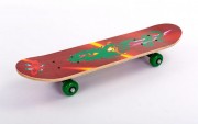 Скейтборд Mini в сборе (роликовая доска) SK-4932 Red/Green