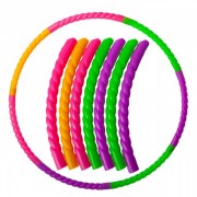 Обруч складной Хула Хуп Hula Hoop в цветной картонной коробке FI-154164 Multi-colored