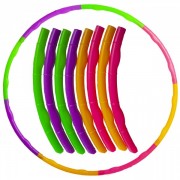 Обруч складной Хула Хуп Hula Hoop в цветной картонной коробке FI-154167  Multi-colored