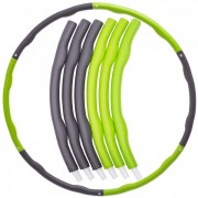 Обруч складной Хула Хуп Hula Hoop двухцветный мягкий K610 Green