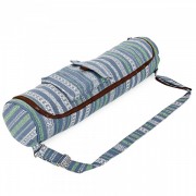 Сумка для йога коврика Yoga bag KINDFOLK FI-8362-3 Blue/Grey