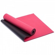 Килимок для фітнесу та йоги TPE+PVC 6мм двошаровий SP-Planeta FI-1770 Red