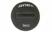 Мяч для кроссфита набивной в кевларовой оболочке 8кг Zelart WALL BALL FI-7224-8 Black
