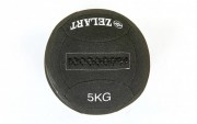 Мяч для кроссфита набивной в кевларовой оболочке 5кг Zelart WALL BALL FI-7224-5 Black