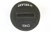 М'яч для кросфіту набивної в кевларовій оболонці 10кг Zelart WALL BALL FI-7224-10 Black