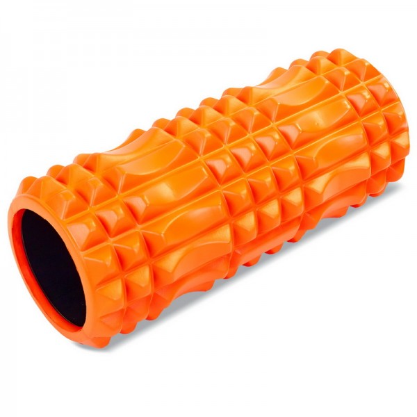 Роллер для занятий йогой и пилатесом Grid Spine Roller l-33см FI-5712 Orange