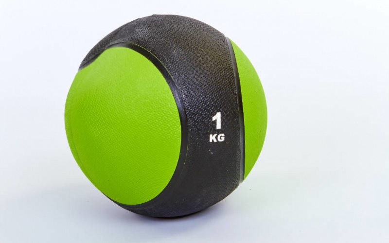 Мяч медицинский медбол Record Medicine Ball C-2660-1 1кг Green