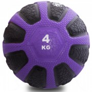 М'яч медичний медбол Zelart Medicine Ball FI-0898-4 4 кг Violet