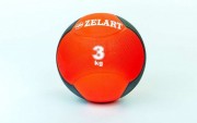 М'яч медичний медбол Zelart Medicine Ball FI-5121-3 3кг Orange