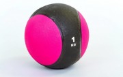 М'яч медичний медбол Record Medicine Ball C-2660-1 1кг Pink