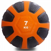 Мяч медицинский медбол Zelart Medicine Ball FI-0898-7 7кг Orange