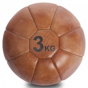 М'яч медичний медбол VINTAGE Medicine Ball F-0242-3 3 кг Brown