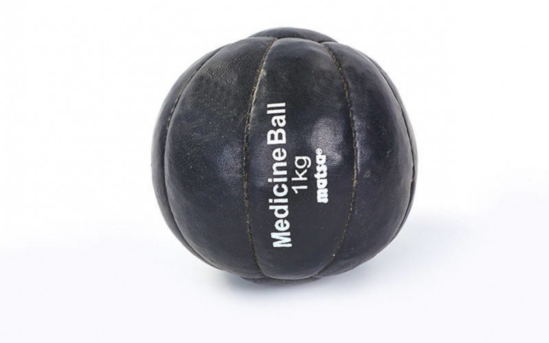 М'яч медичний медбол MATSA Medicine Ball ME-0241-1 1кг Black